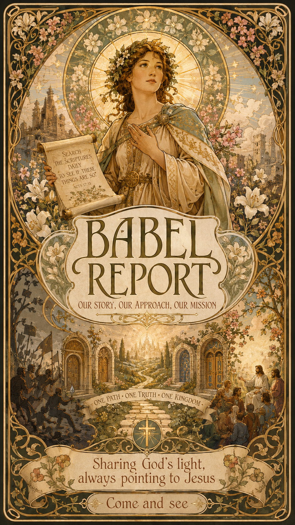 Babel Report: Search the Scriptures daily to see if these things are so (Acts 17:11)